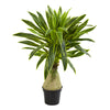 Nearly Natural 6410 58" Artificial Green Dracaena Plant