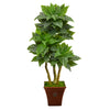 Nearly Natural T2481 57`` Bird Nest Artificial Tree in Brown Planter