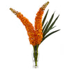 Nearly Natural Fox Tail Artificial Arrangement in Glass Vase