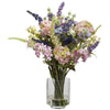 Nearly Natural Lavender & Hydrangea Silk Flower Arrangement