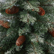 Nearly Natural T2264 4’ Snowed French Mountain Pine Artificial Christmas Tree