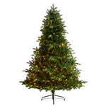 Nearly Natural T3338 6’  Artificial Christmas Tree with 400 White Warm Lights