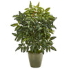 Nearly Natural 8771 30" Artificial Green Bracken Fern Plant in Green Planter