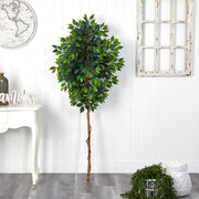 Nearly Natural T1411 6` Ficus Artificial Tree (No Pot)