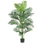 Nearly Natural 5261 7' Artificial Green Paradise Palm Tree in Pot