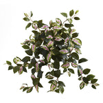 Nearly Natural 6117-S4 21" Artificial Green Hoya Hanging Bush, Set of 4