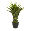 Nearly Natural 6333 23" Artificial Green Agave Plant