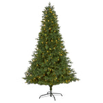 Nearly Natural 7` Vermont Fir Artificial Christmas Tree with 350 Clear LED Lights