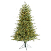 Nearly Natural 5` New Hampshire Spruce Artificial Christmas Tree with 300 Warm White Lights and 618 Bendable Branches