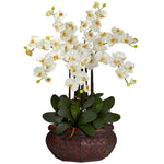 Nearly Natural Large Phalaenopsis Silk Flower Arrangement