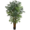 Nearly Natural 9148 7' Artificial Green Areca Palm Tree