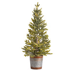 Nearly Natural T3402 26”Pine Artificial Christmas Tree with 35 Warm White Lights