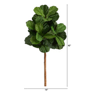 Nearly Natural T1420 3.5` Fiddle Leaf Artificial Tree (No Pot)