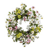 Nearly Natural 20`` Dogwood Wreath