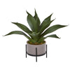 Nearly Natural 4241 14" Green Agave Succulent in Decorative Planter