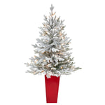 Nearly Natural T2315 4’ Artificial Christmas Tree with 200 Warm White Lights