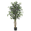 Nearly Natural 4` Ficus Silk Tree