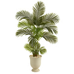 Nearly Natural T1242 6' Artificial Green Areca Palm Tree in Decorative Urn