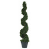 Nearly Natural 4` Cedar Spiral Silk Tree (In-door/Out-door)