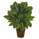 Nearly Natural 8877 22" Artificial Green Real Touch Evergreen Plant in Planter