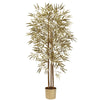 Nearly Natural 5395 5' Artificial Golden Bamboo Tree