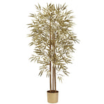 Nearly Natural 5395 5' Artificial Golden Bamboo Tree