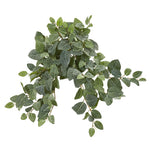 Nearly Natural 6193-S4 20" Artificial Green Fittonia Hanging Bush, Set of 4