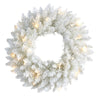 Nearly Natural W1173 18``Artificial Christmas Wreath With 20 LED Lights