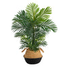 Nearly Natural T2948 40`` Areca Artificial Palm Tree in Cotton & Jute Black Planters