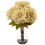 Nearly Natural Dahlia Arrangement