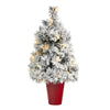 Nearly Natural T2312 2’ Artificial Christmas Tree with 30 Clear LED Lights