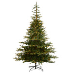 Nearly Natural T3341 8’  Artificial Christmas Tree with 650 Clear Lights