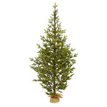 Nearly Natural 6` Fraser Fir  Artificial Christmas Tree with 250 Clear LED Light