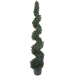 Nearly Natural 5` Cedar Spiral Silk Tree (In-door/Out-door)