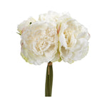 Nearly Natural Peony Bouquet Artificial Flower (Set of 6)