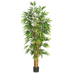 Nearly Natural 6` Belly Bamboo Silk Tree