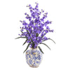 Nearly Natural 28`` Dancing Lady Orchid Artificial Arrangement in Decorative Vase