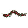 Nearly Natural 6` Apple, Berries and Pinecone Artificial Garland