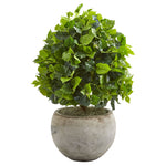 Nearly Natural 9095 28" Artificial Green Ficus Tree in Bowl Planter