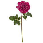 Nearly Natural 20`` Rose Artificial Flower (Set of 6)