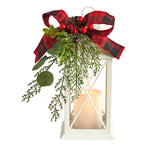 Nearly Natural A1857 12`` Artificial Christmas Table Arrangement with LED Candle