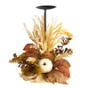 Nearly Natural A1782 12`` Autumn Harvest and Pumpkin Fall Candle Holder