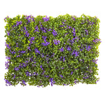 Nearly Natural 6153-S12  6" x 6" Artificial Purple & Green Clover Mat, Set of 12