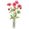 Nearly Natural 26`` Poppy Artificial Arrangement
