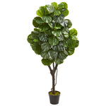 Nearly Natural 9100 5' Artificial Green Fiddle Leaf Fig Tree