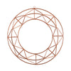 Nearly Natural 7050 16” Geometric Copper Wall Decor