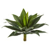 Nearly Natural 6210-S2 19" Artificial Green Large Agave Plant, Set of 2
