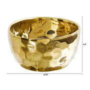 Nearly Natural 0765-S1 6.75” Designer Gold Bowls