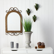 Nearly Natural P1559 30” Onion Grass Artificial Plant in Sand Colored Urn