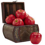 Nearly Natural 2139 Decorative Faux Apple, Red, Set of 6